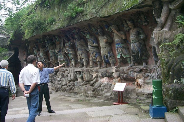 Stone carvings at Dazu, China, May 28 1999