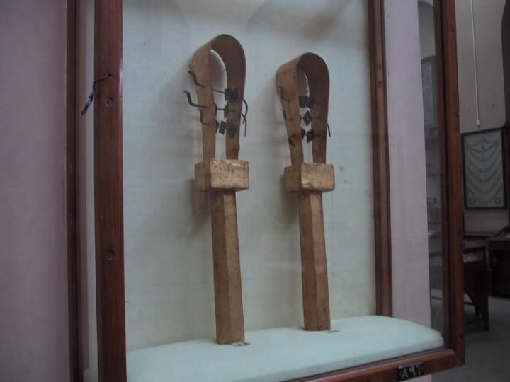 Sistrums in Cairo Museum - from tomb of Tut