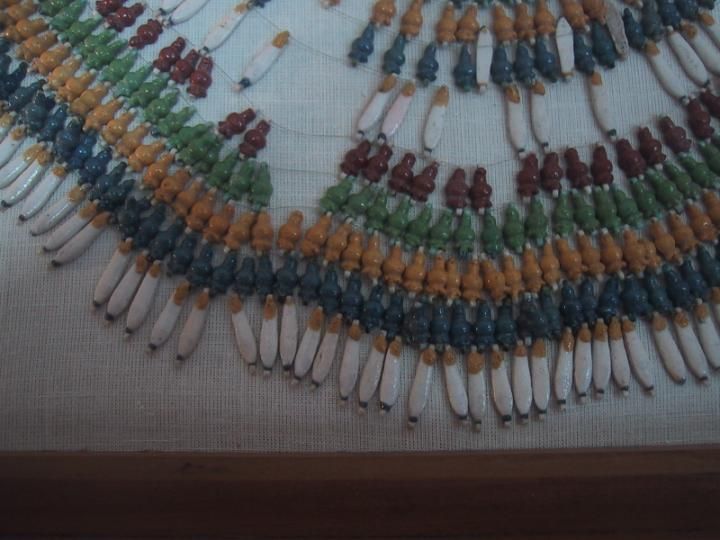 close up of necklace