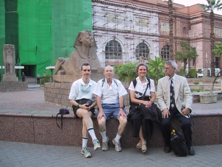 Outside Cairo Museum of Antiquities