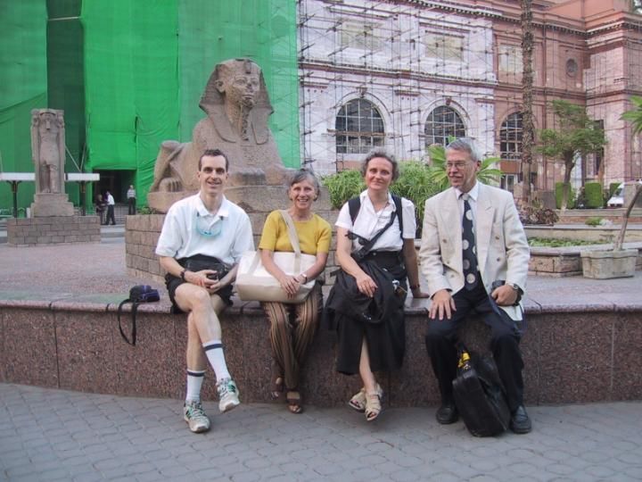 Outside Cairo Museum of Antiquities