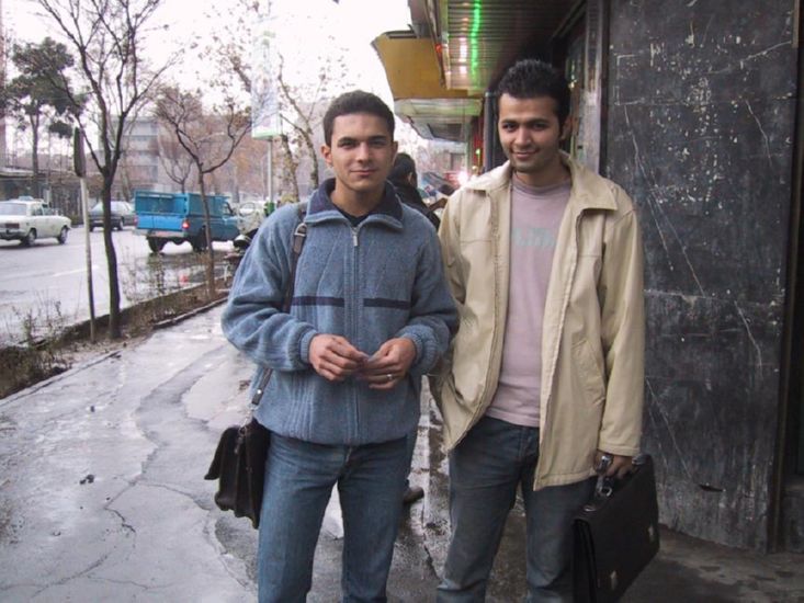 Two guys I met in Tehran street -- they used internet, but only for sport