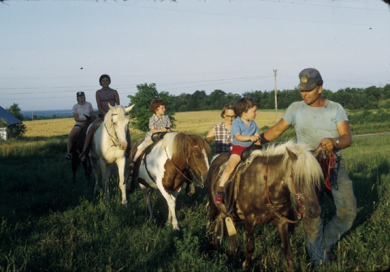  at Windy Acres Farm in Ohio, summer 1975