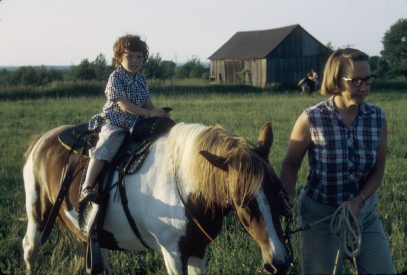  at Windy Acres Farm in Ohio, summer 1975