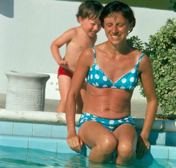   into pool in  motel in Treasure Island, Florida, very early in 1975