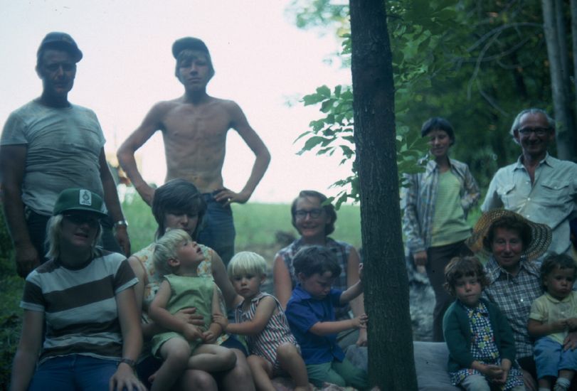  at Windy Acres Farm in Ohio, summer 1975